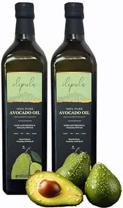 Generic ilipula 100% Pure Avocado Oil, Kosher, Product Of Spain For Baking, High-Heat Cooking, Frying and Dressings, 2 Pack 67.6 fl oz (2 x 33.8 fl oz)…