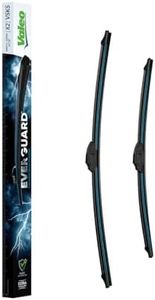Valeo Everguard - VSK5 - Premium Silicone Flat Bar Wiper Blade Kit with Extended Life X2, Lengths: 600 mm or 450 mm Front - Set x2-566021