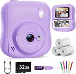 Hangrui Kids Camera Instant Print, 