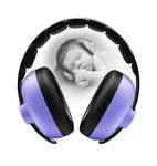 Noise-Canceling Earmuffs for Kids – Adjustable, Comfortable Hearing Protection for Babies, Toddlers [0 to 3 years] – Noise cancellation headphones for kids – Ideal for Loud Events, Travel (Purple)