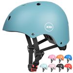 XJD Kids Helmet Toddlers Bike Helmet Age 3-13 Years Adjustable Skateboard Helmet for Cycle BMX Scooter Roller Skating for Children Boys/Girls (Dusty Blue, Small)