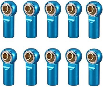 RUIZHI 10 Uds M3 Soporte de Rótula de Enlace de Rótula de Extremo de Barra de Acoplamiento para 1/10 Escalada Coche TRX4 D90 SCX10 Camión Buggy Crawler