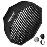 Andoer Godox SB-UE 80cm / 31.5in Portable Octagon Honeycomb Grid Umbrella Speedlite Softbox with Bowens Mount