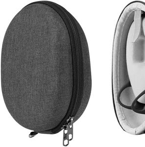 GEEKRIA éétui Rigide pour Casque AfterShokz Xtrainerz, Aeropex, Air Wireless Bone Conduction,étui Housse de Transport, Coque de Protection de Voyage (Gris Oscuro)
