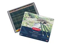 Derwent Artists Colouring Pencils, Drawing & Colouring, Set Of 24, Professional Quality, Ideal For Layering & Blending, 32093