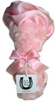 Max Daniel Rosebuds and Satin Security Blanket (Solid Pink)