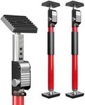 3-H Cabinet Jacks for Installing Cabinets 2 Pack, Thickened All-Steel Adjustable Support Pole, Extends 15.7-27.5 Inch, 165 lbs Capacity, Heavy-Duty Third Hand Tool with Dual Safety Lock,Red
