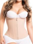 Salome 0315-1 Colombian Waist Trainer Fajas for Women Cinturillas Colombianas Beige M