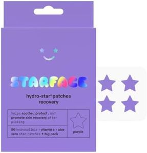 Starface Hydro-Star Recovery Patches BIG PACK, Hydrocolloid Patches with Aloe Vera and Vitamin A, Helps Soothe and Protect Skin After Picking, Shrinks Spots, Vegan, Cruelty-Free Skincare (96 Count)