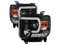 Spyder Auto PRO-YD-GS14V2-LBDRL-BK GMC Sierra LED Projector Headlight