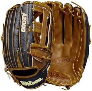 Wilson 2022 A2000 SP14SS 14" Slowpitch Softball Glove - Right Hand Throw, Black/Saddle Tan