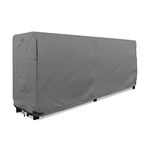 KHOMO GEAR - Heavy Duty Log Rack Cover - 8 Feet - Titan Series - Grey