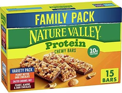 Nature Valley Protein Granola Bars, Snack Variety Pack, Chewy Bars, 15 ct, 21.3 OZ