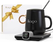 iKago Coffee Mug Warmer Set, Temper