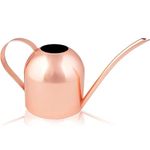 Homarden 30 oz. Copper Watering Can - Metal Watering Can with Long Spout, Watering Can for Outdoor and Indoor Plants - Mini Watering Can, Long Spout Water Can, Plant Watering Can, Small Watering Can