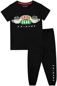 FRIENDS - Ensemble De Pyjamas - Central Perk - Fille - Noir - 10-11 Ans