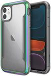 E-Sell Enterprise, Defense Shield Series Case for �iPhone 11�(6.1" inch) Military Grade Drop Tested, Anodized Aluminum-TPU-Polycarbonate Protective Case for iPhone 11 (Iridescent)