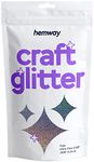 Glitter for Craft Gun Metal Grey Holographic Resin Tumblers Cards Christmas Jewellery Candle Ultrafine 100g / 3.5oz