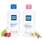 Mee Mee Soft Baby Lotion and Gentle Baby Bubble Bath, 500ml