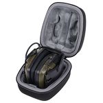 co2CREA Hard Travel Carrying Case Bag replacement for Howard Leight Impact Sport OD Electric Earmuff (Black Case only)