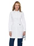 KOI 408 Women's Geneva Lab Coat White L