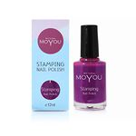 MoYou Nails Original Royal Purple Colour Stamping Nail Polish Used to Create Beautiful Nail Art Designs Sourced Directly from the Manufacturer