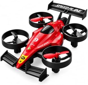 ZIVTICHS RC Flying Car 2-in-1 Sunt Drone RC Airplane Toy for Boys Girls | 360° Flip lightweight drop resistant ABS 6-axis gyroscope/LED night light, Altitude Hold, Headless Mode, LED Lights