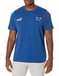 PUMA Men's BMW M Motorsport Mt7 Tee T-Shirt, Pro Blue-m Colour, M