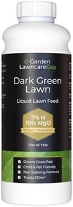 Dark Green Liquid Lawn Feed - High Nitrogen Lawn Fertiliser for Greener Grass - Child & Pet Friendly - 330m² 1 Litre