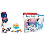 Osmo Plastic Genius Starter Kit for Fire Tablet Ages 6-10 & Plastic Super Studio Disney Frozen 2 Learn to Draw Ages 5-11