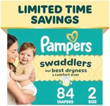 Pampers Swaddlers Diapers, Size 2 (