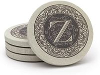 Thirstystone Drink Coaster Set, Monogrammed Letter Z