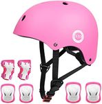 XJD Kids Bike Helmet,Multi-Sport Gear Set for 3-5-8-14 Years Boys Girls with Knee and Elbow Pads Wrist Guards fit Roller Skates,Cycling