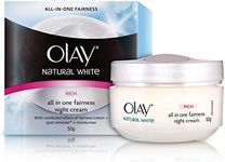 Olay Natural White All in One Fairness Night Skin Cream - 50 gm