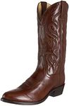 Dan Post Mens Milwaukee Round Toe Cowboy Boots, Tan, 11