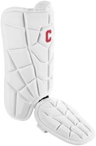 Cienfy Batter’s Baseball Leg Guard with Adjustable Straps - for Youth and Adult (White S)