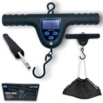 LIDSTERS FISHING DIGITAL SCALES T BAR CARP COARSE HOOK lbs/kg + WEIGH SLING