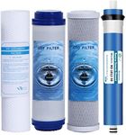 HUI NING 50GPD Water Filter Set Replacement Universal Cartridge 10"x2.5" 5 Micron for Whole House RO System,Any Standard RO Unit and Under Sink Water Filtration System