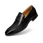 RITIZEN Men's Oxford Dress Shoes Classic Handmade Calfskin Manufacturing (Black, Numeric_9)