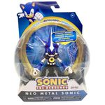 Jakks Pacific Sonic the Hedgehog 10cm Neo Metal Sonic Figure with Electric Wand Accessory