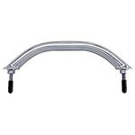 12" Handle Handrail Stainless Steel Polished Boat Grab Bar Hardware Multipurpose Round Grab Handle Hand Rail Silver Boat Grab Bar for Marine Yacht RV