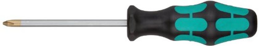 Wera 05008720003 Kraftform Plus 350 PH Phillips Screwdriver, Lasertip, PH 2 Head, 4-Inch Blade Length