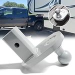 GNXA4085 Gooseneck Hitch Ball Extender Fits for B&W Turnoverball Gooseneck Trailer Hitches,Heavy Duty Gooseneck Extender for Flatbed Trailer RV,4" Offset,2-5/16" Diameter,20000 LB GTW/5000 LB VTW