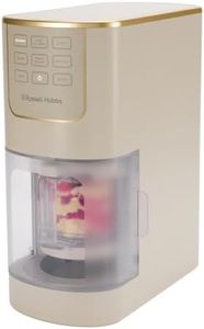 Russell Hobbs Ice Cream Maker [7 Auto Functions] Chill Luxe™ Stone (Ice Cream, Sorbet, Milkshake, Gelato, Frozen Yogurt & Mix-In Toppings, 2 Tubs, Respin, Fast Processing, Dishwasher Safe) 28750