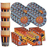 Dart Gun Target Birthday Party Supplies Set Plates Napkins Cups Tableware Kit for 16