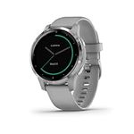 Garmin [ Renewed ] vívoactive 4S, Smaller-Sized GPS Smartwatch with All-day Health Monitoring, Fitness Features, Music and up to 7 days battery life, Powder Grey (Renewed)