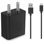 GoSale Fast Charger for Xiaomi Redmi 10A / 10 A Charger Original Adapter Like Wall Charger | Mobile Fast Charger | Android USB Charger With 1 Meter Micro USB Charging Data Cable (2.4 Amp, BE13, Black)