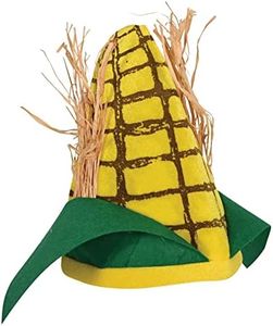 Plush Corn Cob Hat
