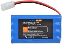 PowerTrust 9.6 V 2100 mAh NI-MH Battery for Hobby RC Battery Remote Controlled car, Truck, RC Plane, Boat with Tamiya Connection