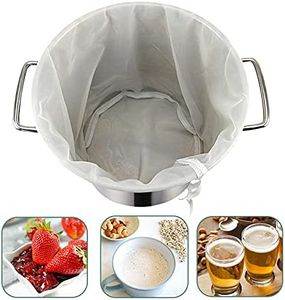 12"x18" Drawstring Straining Brew in a Bag 75 Micron Nylon Jelly Strainer Wine Beer Brew Filter Bag